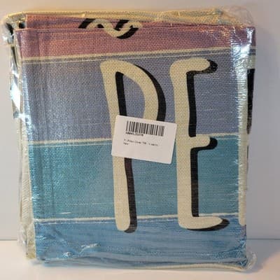 Peace Bunny Throw Pillow Covers 18 X 18 Linen Watercolor Spring Design Set of 4 - Thumbnail 2