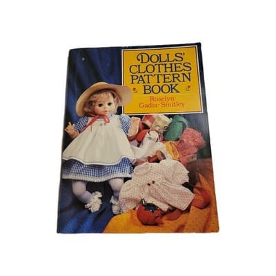 Dolls’ Clothes Pattern Book + Doll Crafter Heirloom Dress Pattern Bundle - Thumbnail 3