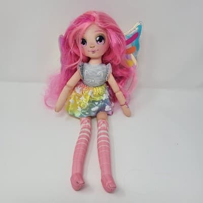 Dream Seekers Bella Doll 14” Pink Hair Fairy Wings Moose Toys Plush Fashion Doll - Thumbnail 3