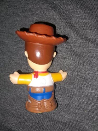 Fisher Price Little People Disney Pixar Toy Story 4 Woody figure 2018 Mattel 3" - Thumbnail 3