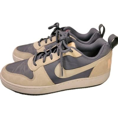 Nike Court Borough Low 2 SE Armory Blue Pink Women's 8 Suede Sneakers 861533-400 - Image 1