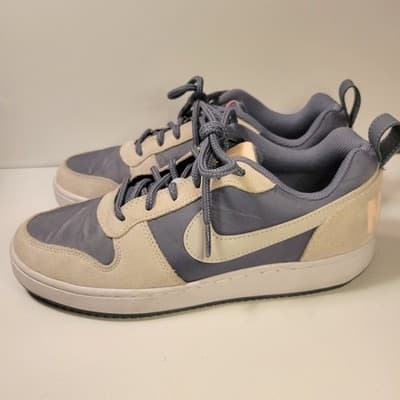 Nike Court Borough Low 2 SE Armory Blue Pink Women's 8 Suede Sneakers 861533-400 - Thumbnail 2