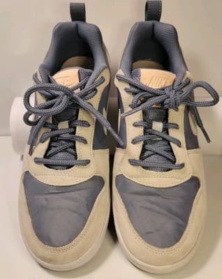Nike Court Borough Low 2 SE Armory Blue Pink Women's 8 Suede Sneakers 861533-400 - Thumbnail 4