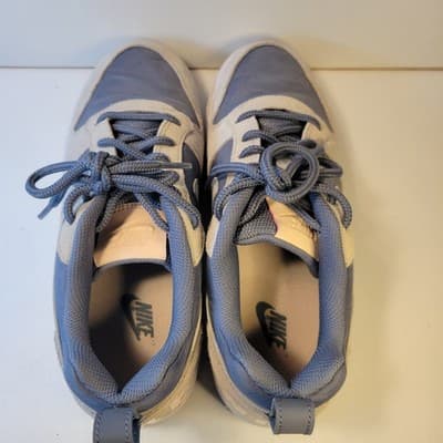 Nike Court Borough Low 2 SE Armory Blue Pink Women's 8 Suede Sneakers 861533-400 - Thumbnail 9