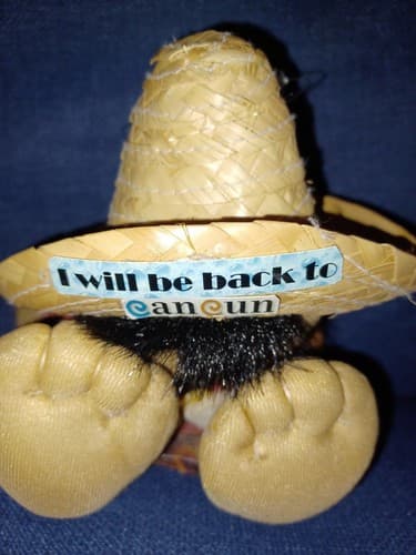 Guignol The Hand Puppet Made In Cancun Mexico Carbie Mexican Folklore NWT - Thumbnail 6