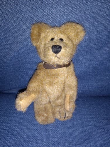 The Boyds Collection JB Bean Series Teddy Bear Studded Collar 1985-96 Rare - Thumbnail 2