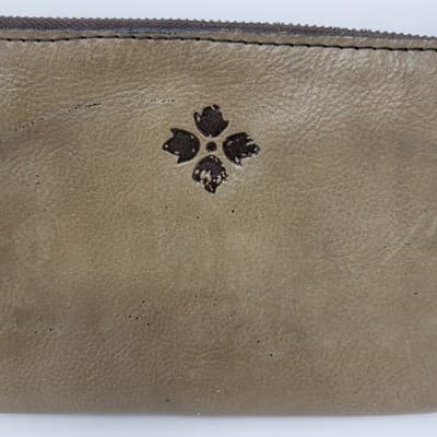 PATRICIA NASH Leather Wristlet Clutch Womens Brown Floral Embossed Western Boho - Thumbnail 8
