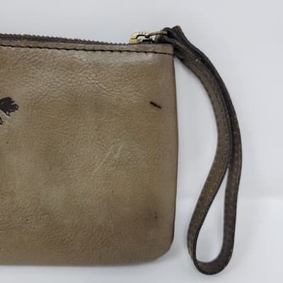 PATRICIA NASH Leather Wristlet Clutch Womens Brown Floral Embossed Western Boho - Thumbnail 6