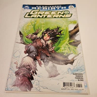 Green Lanterns #23 DC Rebirth Jessica Cruz 2017 Modern Comic VF/NM - Thumbnail 3