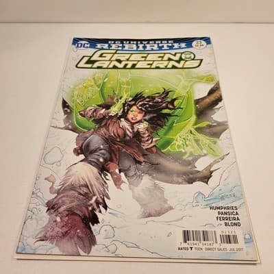 Green Lanterns #23 DC Rebirth Jessica Cruz 2017 Modern Comic VF/NM - Image 1