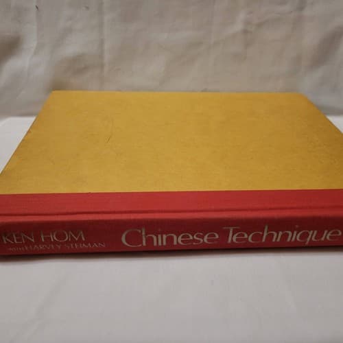 Ken Hom Chinese Cookery Cookbook Authentic Recipes Red Spine - Good - Thumbnail 3
