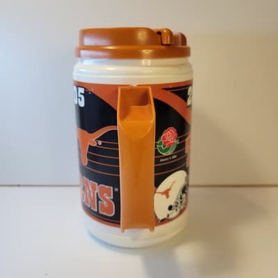 UT Texas Longhorns 2005 Rose Bowl National Champions 24oz Whirley Travel Mug VTG - Thumbnail 6