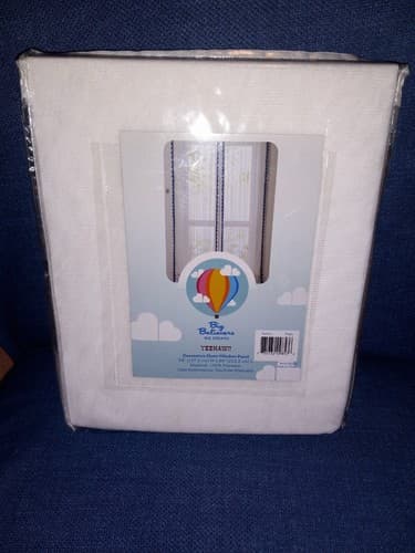 White Window Sheer Big Believers Yeehaw 54"w X 84" L New 1 panel Curtain - Image 1