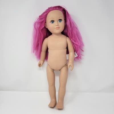 My Life As Shayleigh Posable 18" Doll Pink Hair Blue Eyes - Thumbnail 3