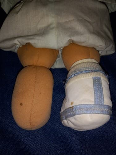 Cabbage Patch Kid Uneeda Doll Rare Mcmlxxx Plastic head Cloth Body Green eyes 85 - Thumbnail 5