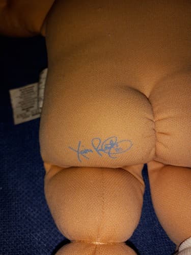 Cabbage Patch Kid Uneeda Doll Rare Mcmlxxx Plastic head Cloth Body Green eyes 85 - Thumbnail 7