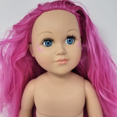 My Life As Shayleigh Posable 18" Doll Pink Hair Blue Eyes - Image 1