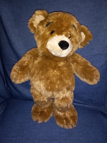 Classic Brown Bear 14” Plush Black Eyes Lovey Classic Style Build A Bear BABW - Image 1