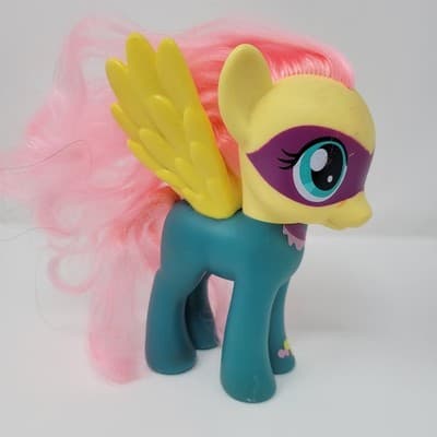 MY LITTLE PONY Pegasus Figure Pink Hair Yellow Wings Hasbro 2010 Colorful Toy - Thumbnail 2