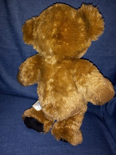 Classic Brown Bear 14” Plush Black Eyes Lovey Classic Style Build A Bear BABW - Thumbnail 4