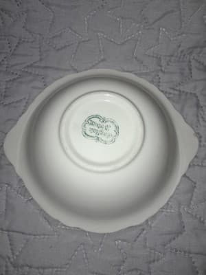 Taylor Smith English Abbey Red Round Bread Butter Serving Plate Transferware HTF - Thumbnail 3