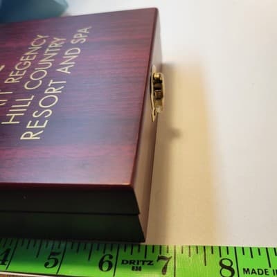 Hyatt Regency Wine Box Replacement Set Stopper Thermometer Drip Ring No Opener - Thumbnail 10