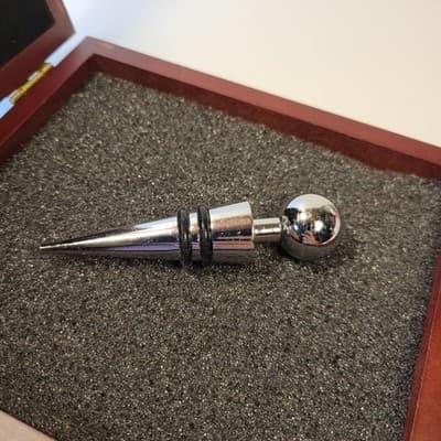 Hyatt Regency Wine Box Replacement Set Stopper Thermometer Drip Ring No Opener - Thumbnail 8