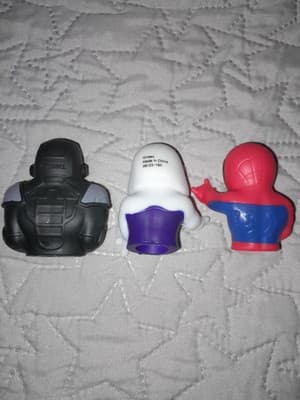 Disney Junior Marvel Spidey And His Amazing Friends 3 Finger Bath Puppets - Thumbnail 3