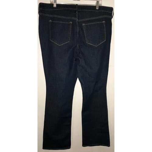 Old Navy Womens Wow Boot Cut Mid Rise Size 20 NWT Dark Blue 43"x32" Good Jeans - Thumbnail 6