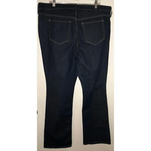 Old Navy Womens Wow Boot Cut Mid Rise Size 20 NWT Dark Blue 43"x32" Good Jeans - Thumbnail 7