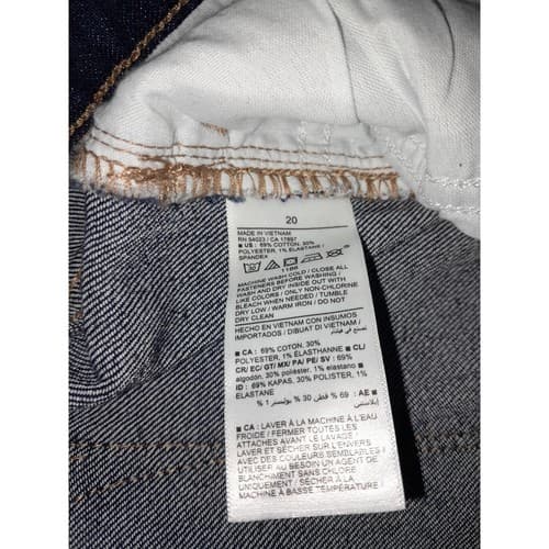 Old Navy Womens Wow Boot Cut Mid Rise Size 20 NWT Dark Blue 43"x32" Good Jeans - Thumbnail 8