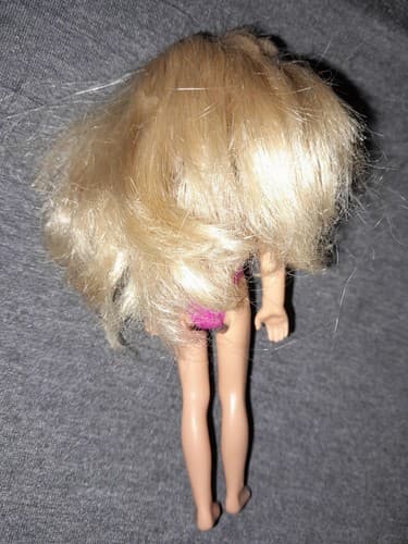 Chelsea Barbie Little Sister Pink Swimsuit 4" Doll 2014 Mattel - Thumbnail 3