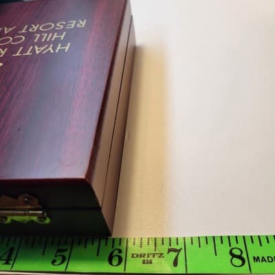 Hyatt Regency Wine Box Replacement Set Stopper Thermometer Drip Ring No Opener - Thumbnail 11