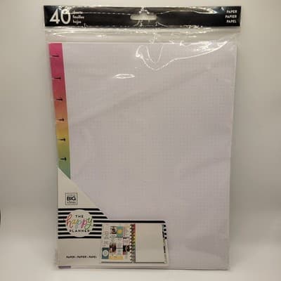 Happy Planner Paper Pack 40 Sheets Dot Grid Refill Me & My Big Ideas MAMBI - Image 1