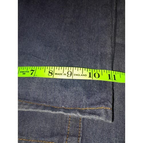 Access Apparel Mens Denim Blue Jeans 48x32 (49.5"x30") 5 pockets Good Jeans - Thumbnail 9