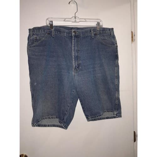 2 Pairs Dickies Workwear Blue Jean Shorts Men's Sz 42 Denim Regular Fit 44x11.25 - Image 1