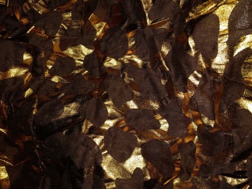 Charming Charlie Polyester Infinity Scarf Animal Print Gold & Brown - Thumbnail 3