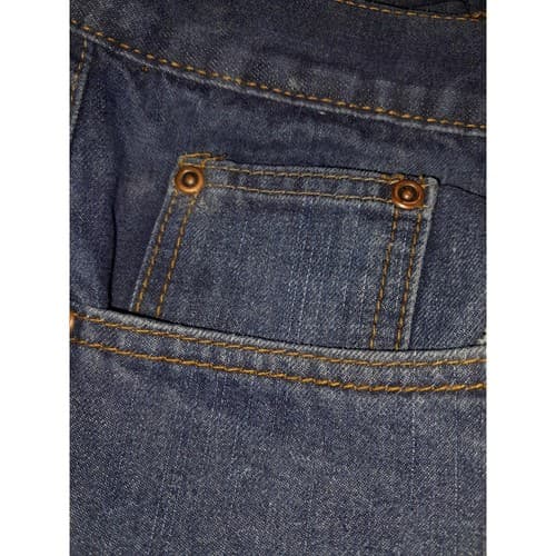 Access Apparel Mens Denim Blue Jeans 48x32 (49.5"x30") 5 pockets Good Jeans - Thumbnail 3
