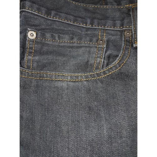 Levis 502 Jeans Men 36"x30" Blue Regular Fit Dark Wash Denim Pants (38.5"x28.5") - Thumbnail 5