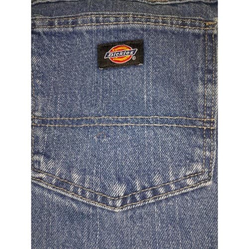 2 Pairs Dickies Workwear Blue Jean Shorts Men's Sz 42 Denim Regular Fit 44x11.25 - Thumbnail 8