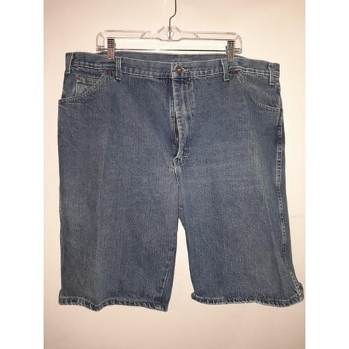 2 Pairs Dickies Workwear Blue Jean Shorts Men's Sz 42 Denim Regular Fit 44x11.25 - Thumbnail 9
