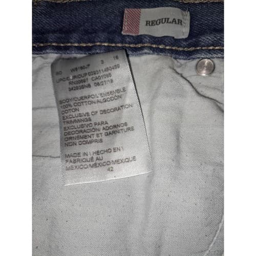 2 Pairs Dickies Workwear Blue Jean Shorts Men's Sz 42 Denim Regular Fit 44x11.25 - Thumbnail 4
