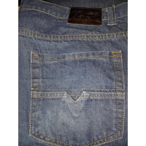 Access Apparel Mens Denim Blue Jeans 48x32 (49.5"x30") 5 pockets Good Jeans - Thumbnail 7