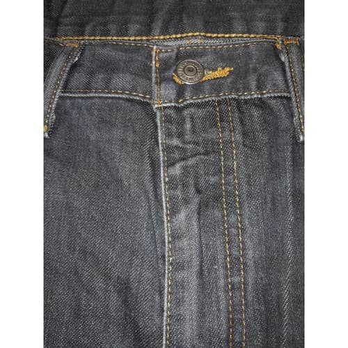 Levis 502 Jeans Men 36"x30" Blue Regular Fit Dark Wash Denim Pants (38.5"x28.5") - Thumbnail 4