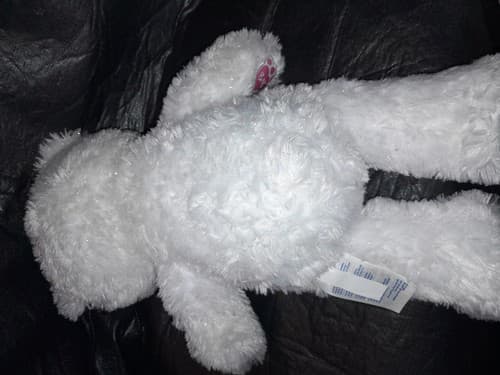 Elsa Disney Movie Frozen 17" Stuffed Build-A-Bear Sparkly White Fur Blue Eyes - Thumbnail 4