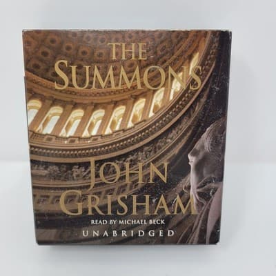 JOHN GRISHAM The Summons Audiobook CD Unabridged Michael Beck 8 Disc Set - Thumbnail 2