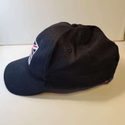 Union Jack WC Swim & Dive Hat Navy Blue Embroidered British Flag Baseball Cap... - Thumbnail 4