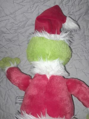 World Grinch Plush in Santa Suit Stuffed Animal 16" Dr. Seuss 2018 Aurora - Thumbnail 8
