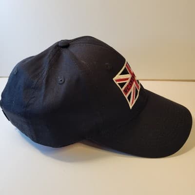 Union Jack WC Swim & Dive Hat Navy Blue Embroidered British Flag Baseball Cap... - Thumbnail 6
