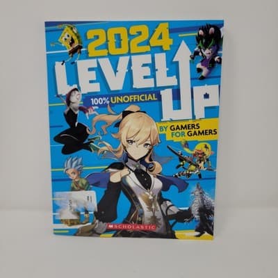 SCHOLASTIC 2024 Level Up Unofficial Gamer Guide Gaming Book Paperback - Image 1